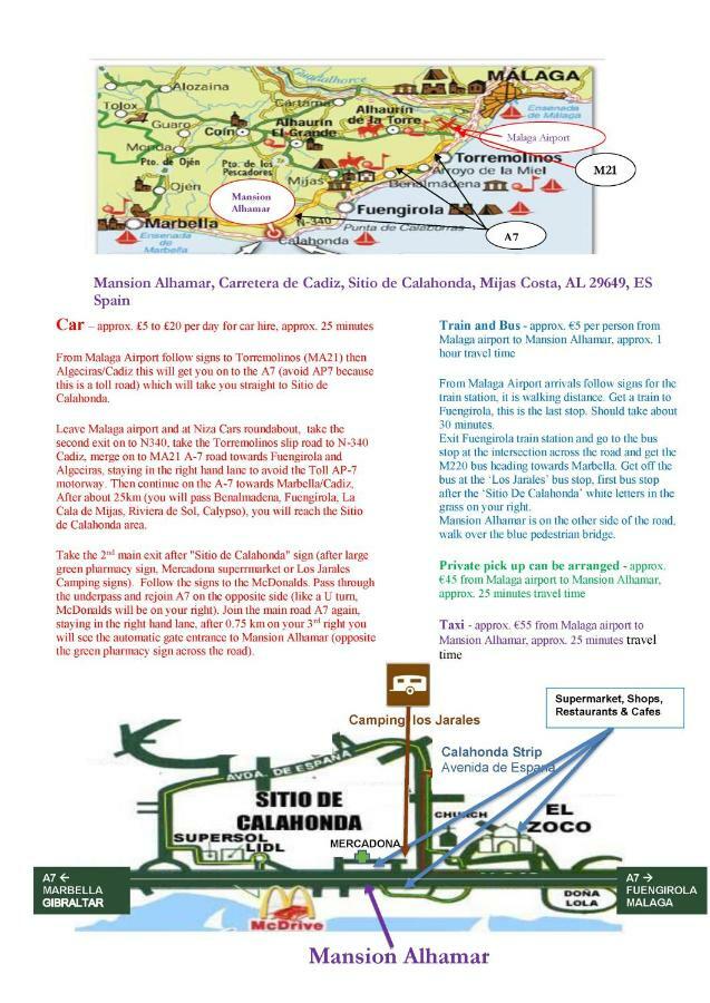 Mansion Alhamar - 2 Bedroom, Frontline Beach, Mountain Views, Full Size Pool, Tennis Courts, Close To Shops, On-Site Bar & Chiringuito Sitio de Calahonda Luaran gambar
